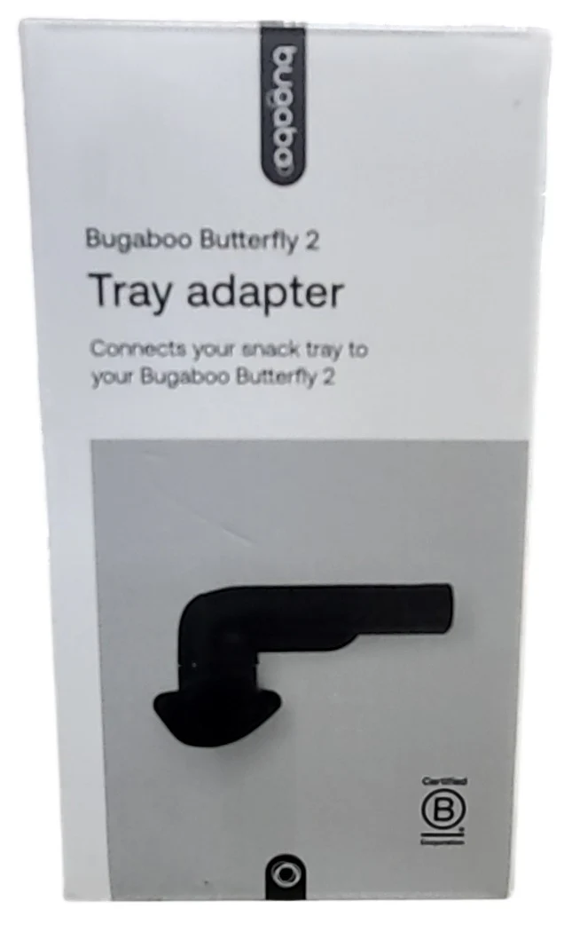 Bugaboo Butterfly 2 Tray Adapter, Black - Image 2