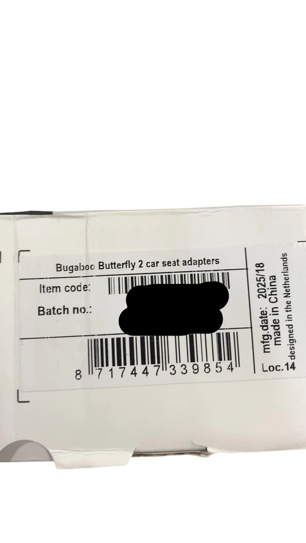 Bugaboo Butterfly Car Seat Adapter, Butterfly 2 - Image 3