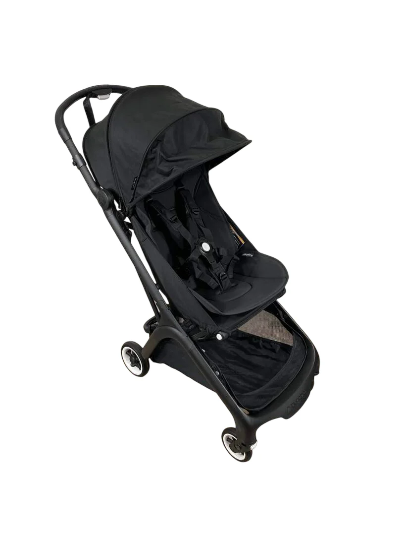 Bugaboo Butterfly Stroller, 2022, Black, Midnight Black, Midnight Black