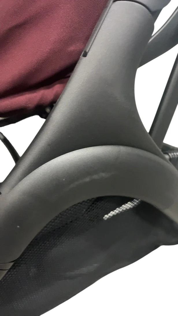 Bugaboo Butterfly Stroller, 2024, Black, Dark Cherry, Dark Cherry - Image 4
