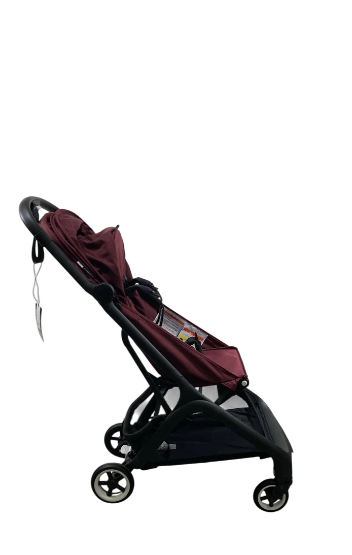 Bugaboo Butterfly Stroller, 2024, Black, Dark Cherry, Dark Cherry - Image 2