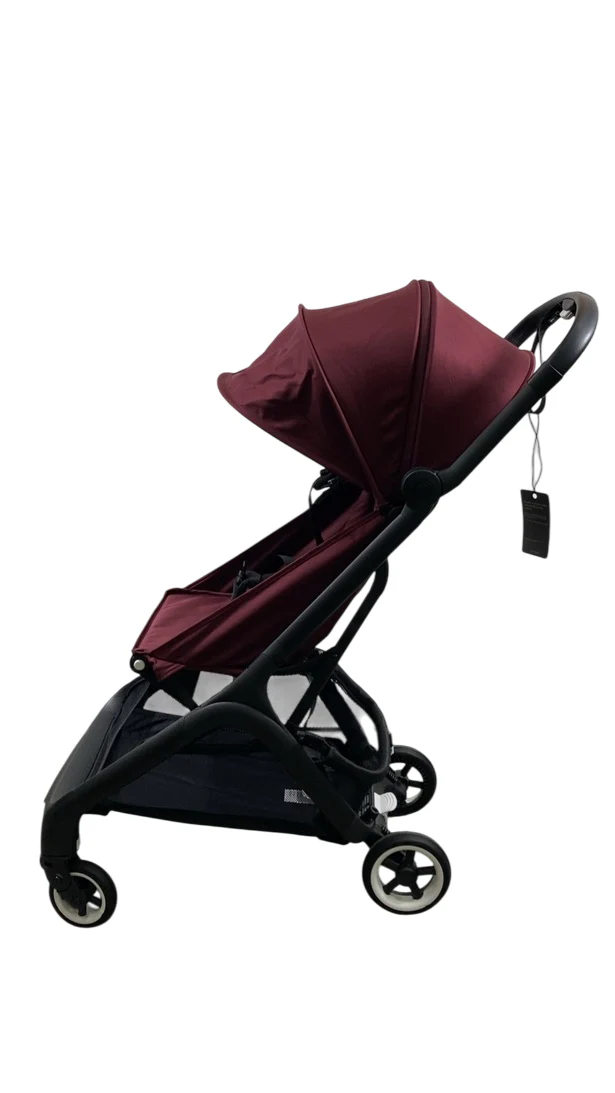 Bugaboo Butterfly Stroller, 2024, Black, Dark Cherry, Dark Cherry - Image 3