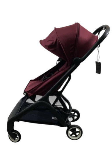 Bugaboo Butterfly Stroller, 2024, Black, Dark Cherry, Dark Cherry - Image 2