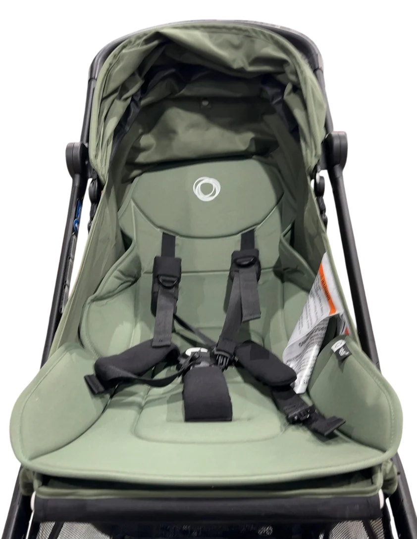 Bugaboo Butterfly Stroller, 2024, Black, Forest Green, Forest Green - Image 3
