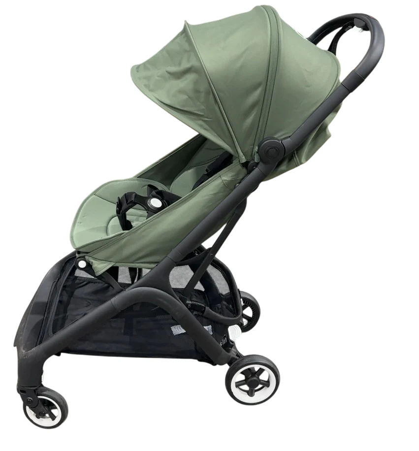 Bugaboo Butterfly Stroller, 2024, Black, Forest Green, Forest Green - Image 2