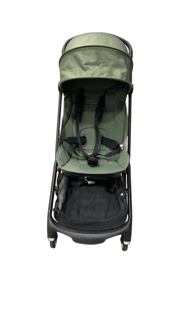 Bugaboo Butterfly Stroller, 2024, Black, Forest Green, Forest Green