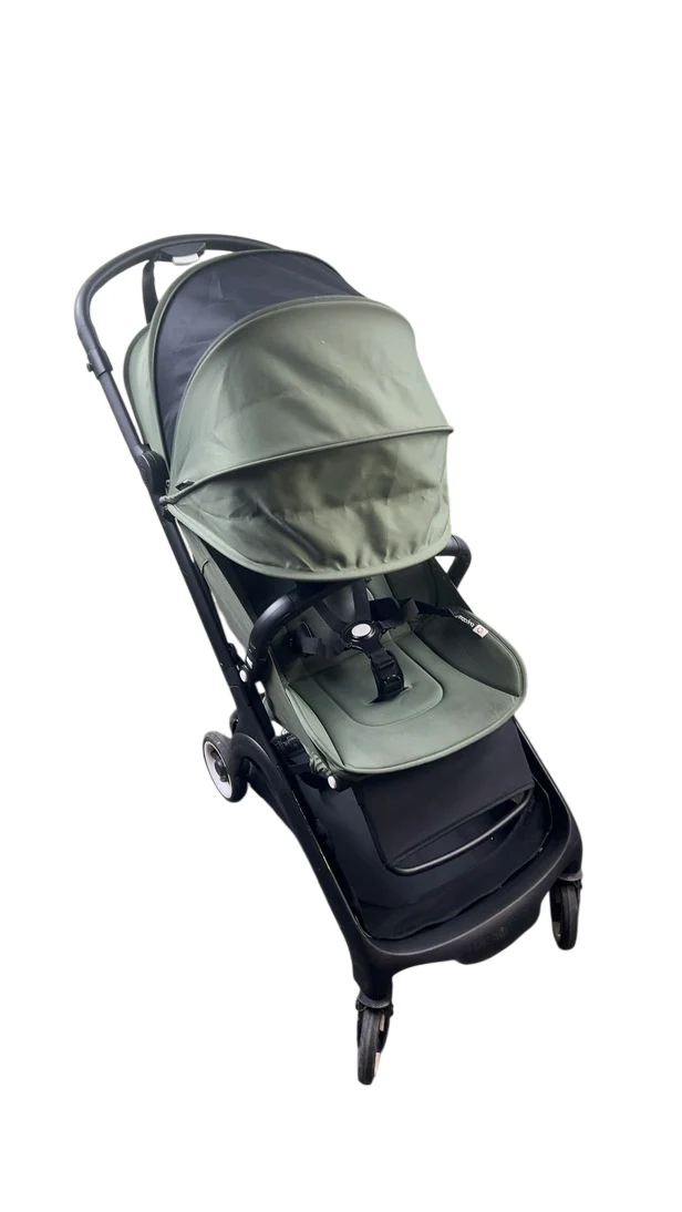 Bugaboo Butterfly Stroller, 2024, Black, Forest Green, Forest Green