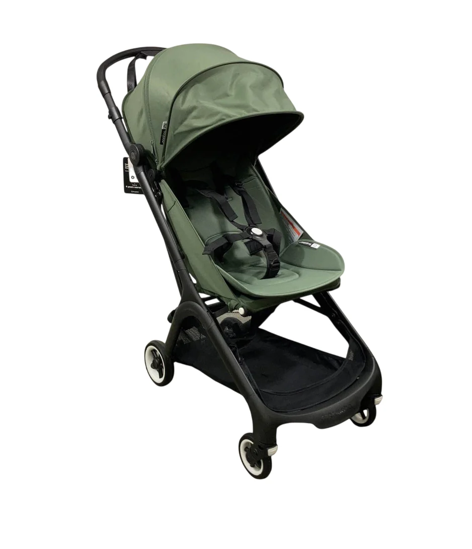 Bugaboo Butterfly Stroller, 2024, Black, Forest Green, Forest Green - Image 2