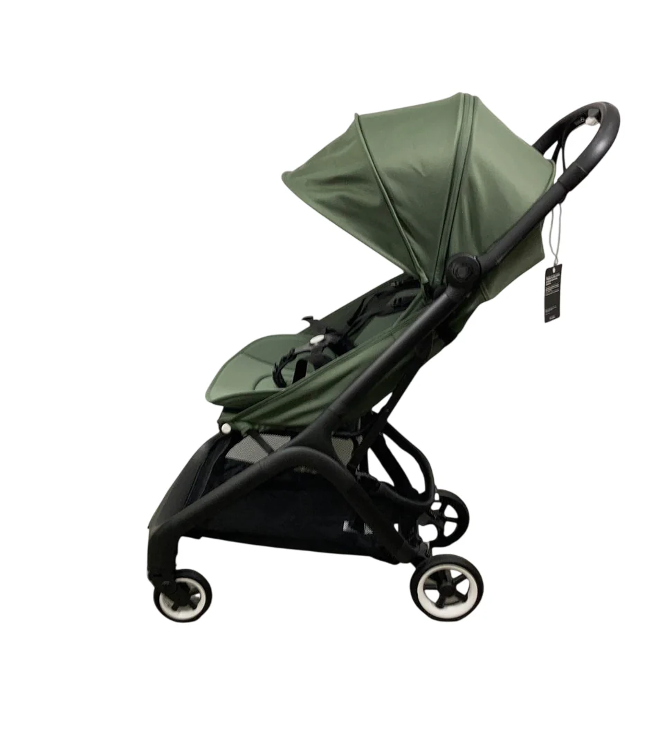 Bugaboo Butterfly Stroller, 2024, Black, Forest Green, Forest Green - Image 4