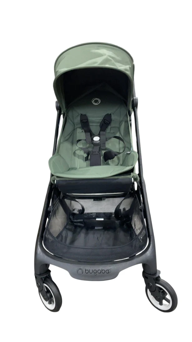 Bugaboo Butterfly Stroller, 2024, Black, Forest Green, Forest Green