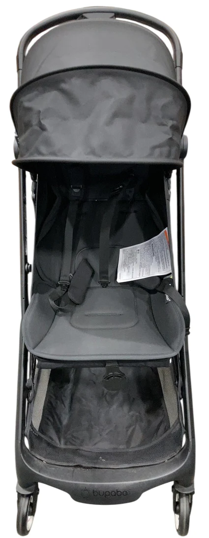 Bugaboo Butterfly Stroller, 2024, Black, Midnight Black, Midnight Black