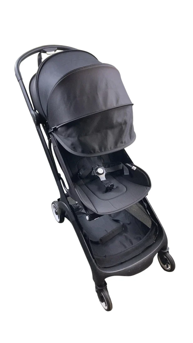 Bugaboo Butterfly Stroller, 2024, Black, Midnight Black, Midnight Black