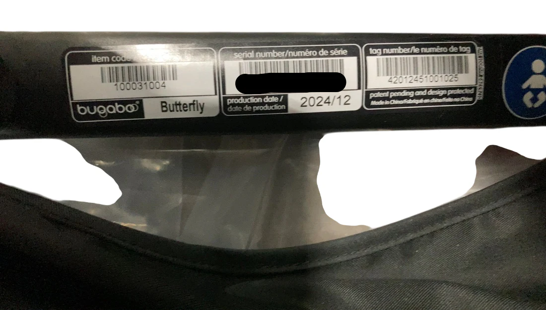 Bugaboo Butterfly Stroller, 2024, Black, Midnight Black, Midnight Black - Image 5