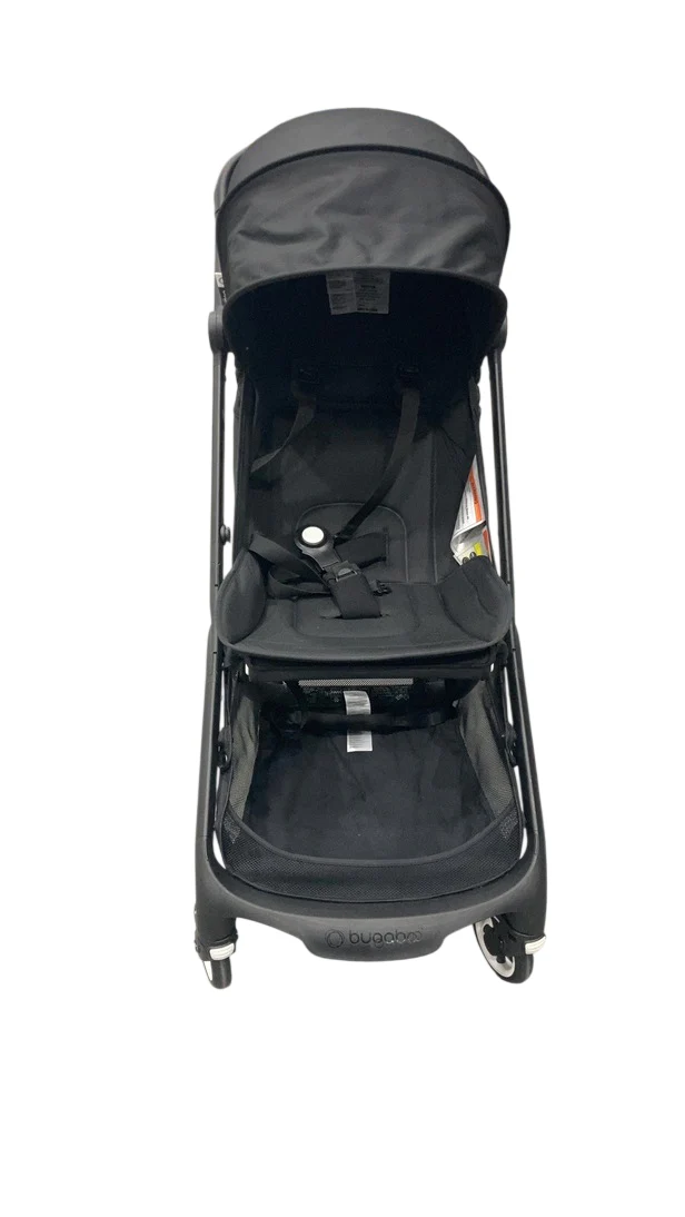 Bugaboo Butterfly Stroller, 2024, Black, Midnight Black, Midnight Black