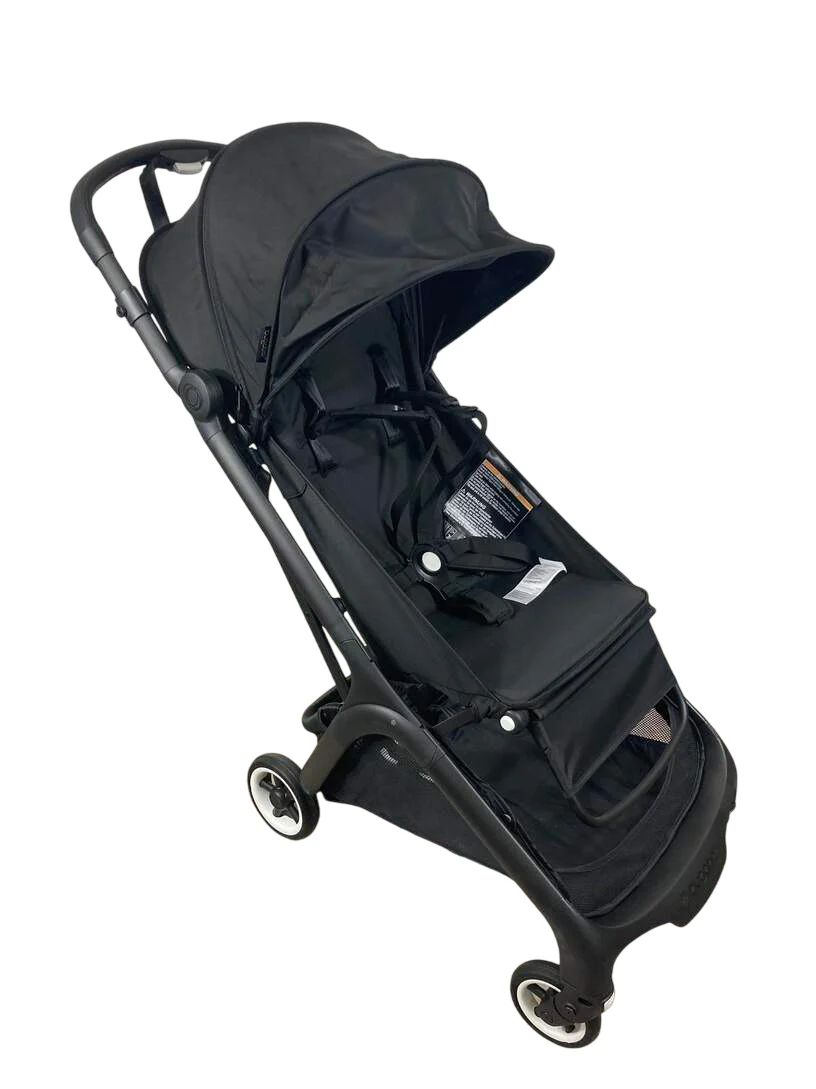 Bugaboo Butterfly Stroller, 2024, Black, Midnight Black, Midnight Black