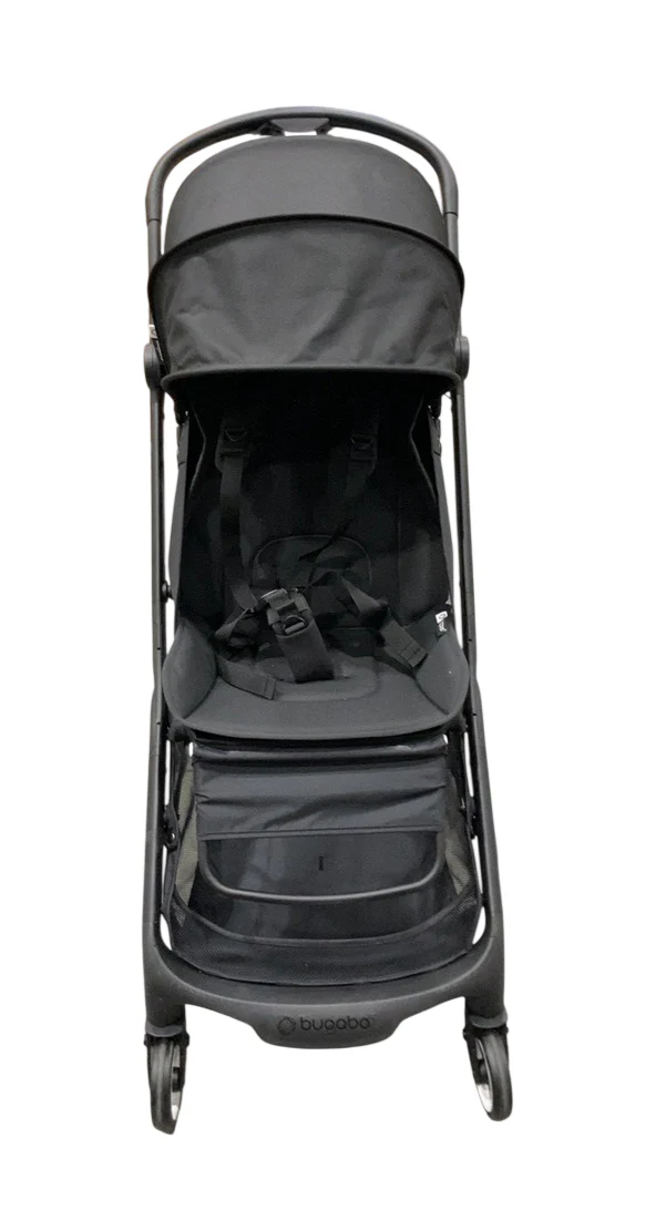 Bugaboo Butterfly Stroller, 2024, Black, Midnight Black, Midnight Black