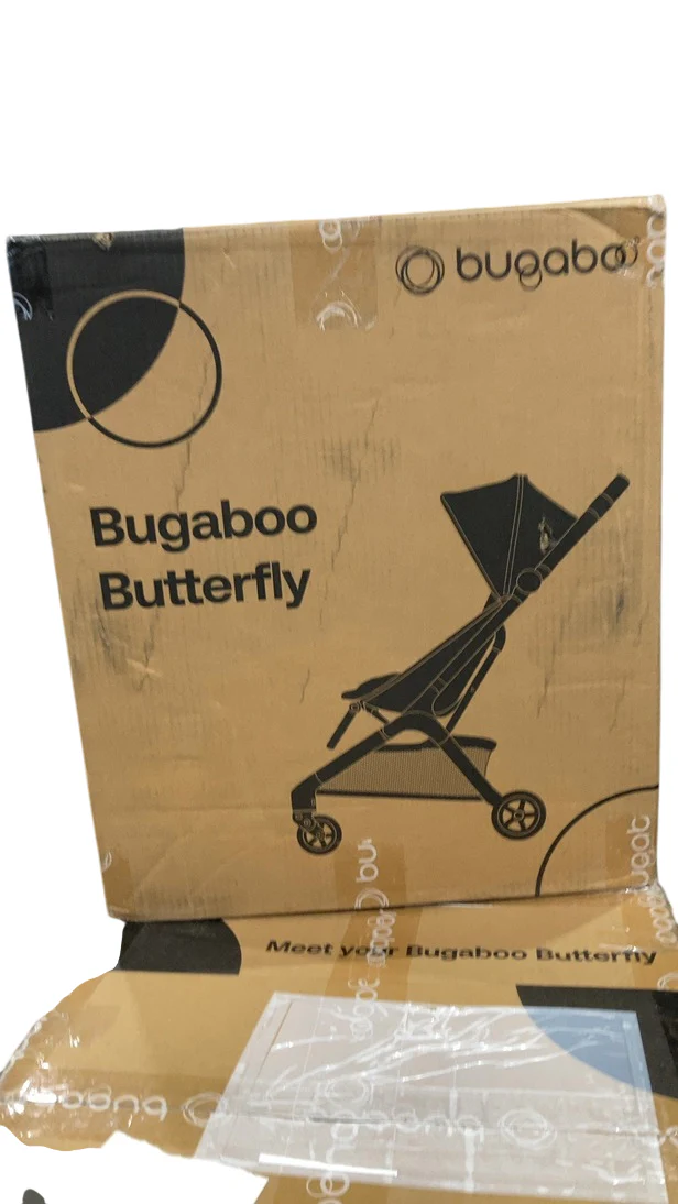 Bugaboo Butterfly Stroller, 2024, Black, Stormy Blue, Stormy Blue - Image 2