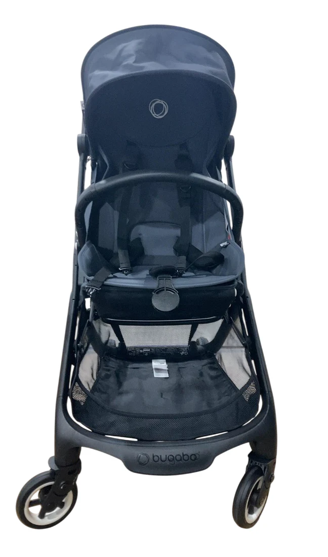 Bugaboo Butterfly Stroller, 2024, Black, Stormy Blue, Stormy Blue - Image 2