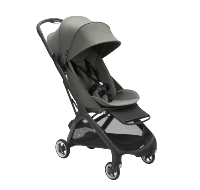 Bugaboo Butterfly Stroller, 2025, Black, Forest Green, Forest Green