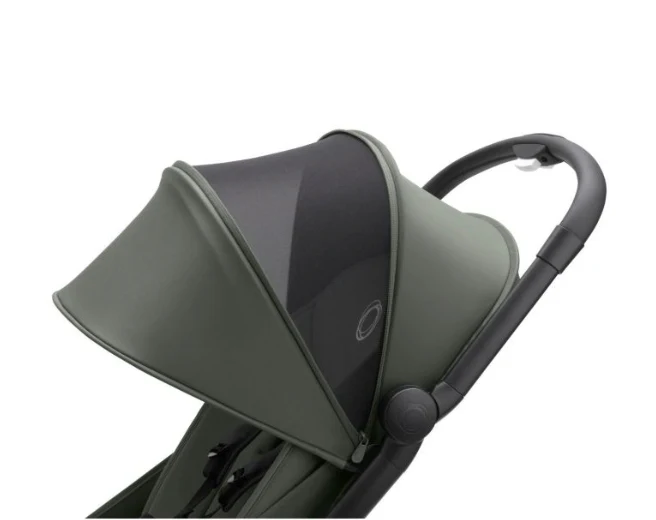 Bugaboo Butterfly Stroller, 2025, Black, Forest Green, Forest Green - Image 5