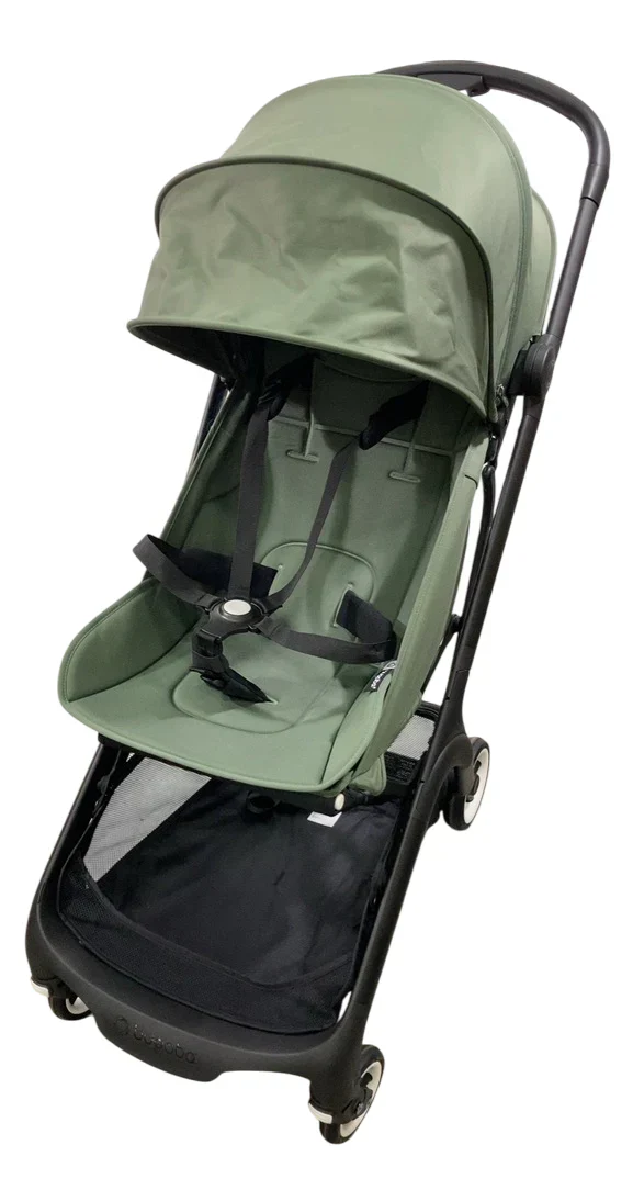 Bugaboo Butterfly Stroller, 2025, Black, Forest Green, Forest Green