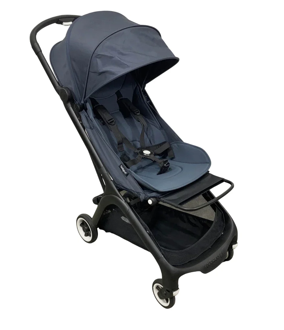 Bugaboo Butterfly Stroller, Black, Stormy Blue, 2024, Stormy Blue