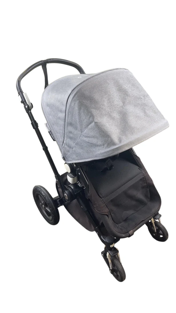Bugaboo Cameleon3 Stroller, 2017, Black, Grey Melange, Black - Image 2