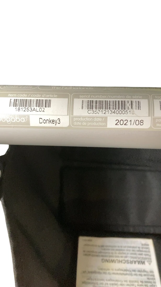 Bugaboo Donkey 3 Duo Stroller, 2021, Fresh White, Black, Aluminium - Image 5