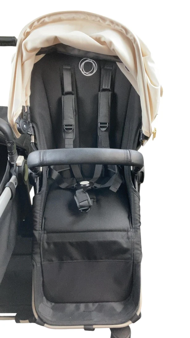Bugaboo Donkey 3 Duo Stroller, 2021, Fresh White, Black, Aluminium - Image 9