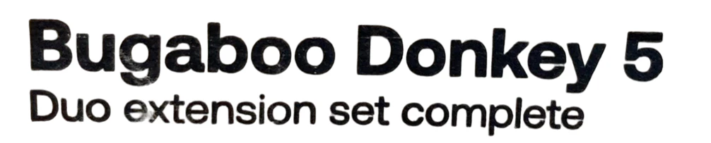 Bugaboo Donkey 5 Duo Extension Set, Black, Midnight Black, Midnight Black, 2025, with Canopy - Image 5