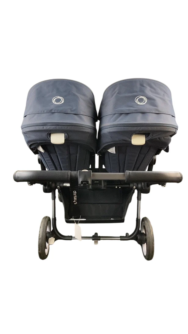 Bugaboo Donkey 5 Duo Stroller, 2022, Graphite, Stormy Blue, Stormy Blue - Image 4