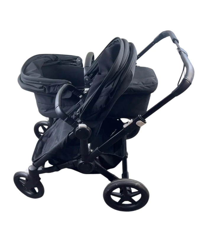 Bugaboo Donkey 5 Duo Stroller, 2023, Black, Midnight Black, Midnight Black - Image 5