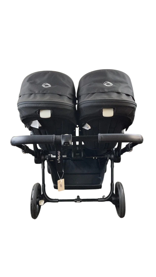 Bugaboo Donkey 5 Duo Stroller, 2023, Black, Midnight Black, Midnight Black - Image 4