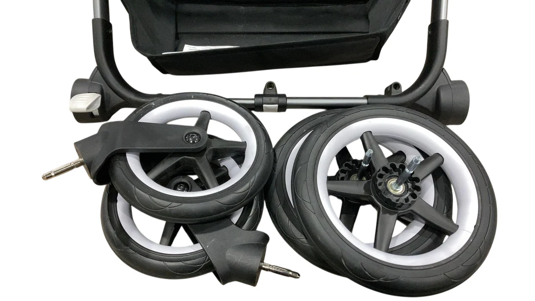 Bugaboo Donkey 5 Duo Stroller Frame, 2022, Aluminum, with Under Seat Basket & Wheels - Image 3