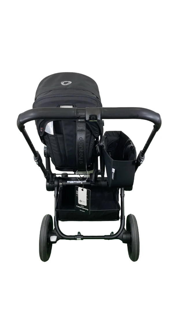 Bugaboo Donkey 5 Mono Stroller, 2024, Black, Midnight Black, Midnight Black - Image 7