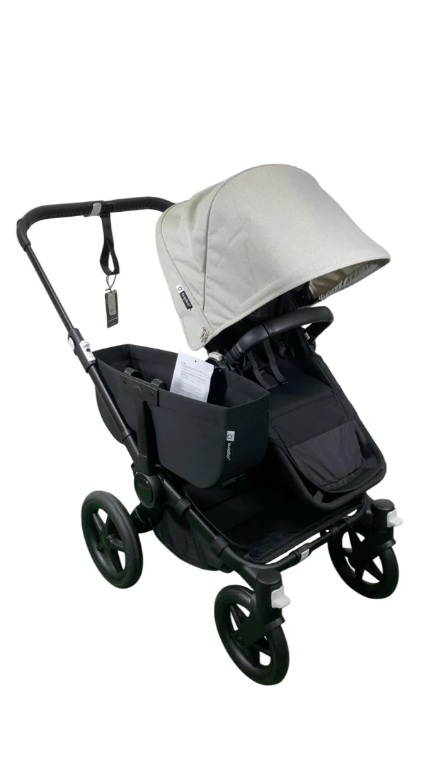 Bugaboo Donkey 5 Mono Stroller, 2024, Black, Midnight Black, Misty White