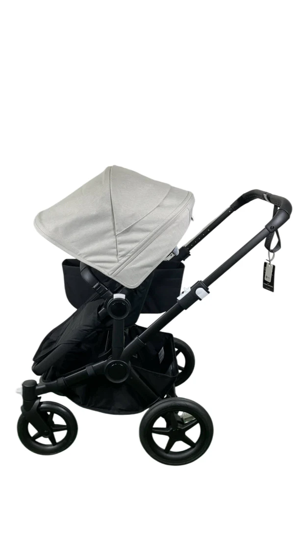 Bugaboo Donkey 5 Mono Stroller, 2024, Black, Midnight Black, Misty White - Image 4