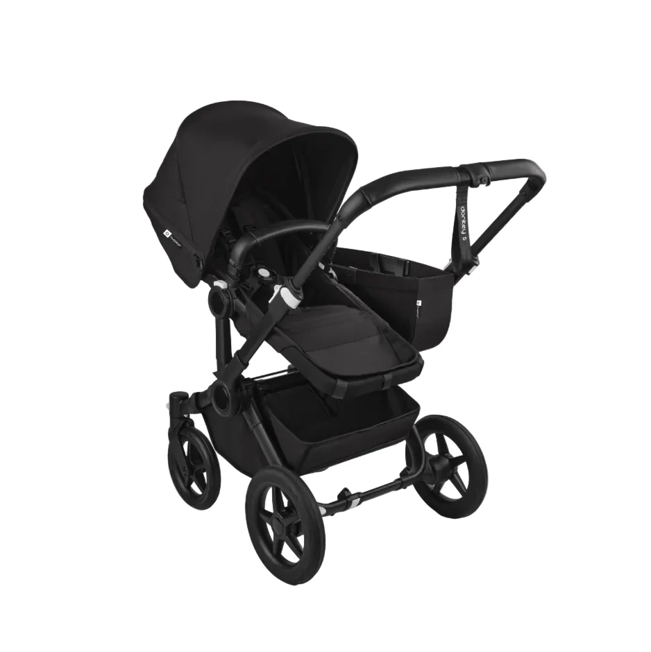Bugaboo Donkey 5 Mono Stroller, 2025, Black, Midnight Black, Midnight Black - Image 2