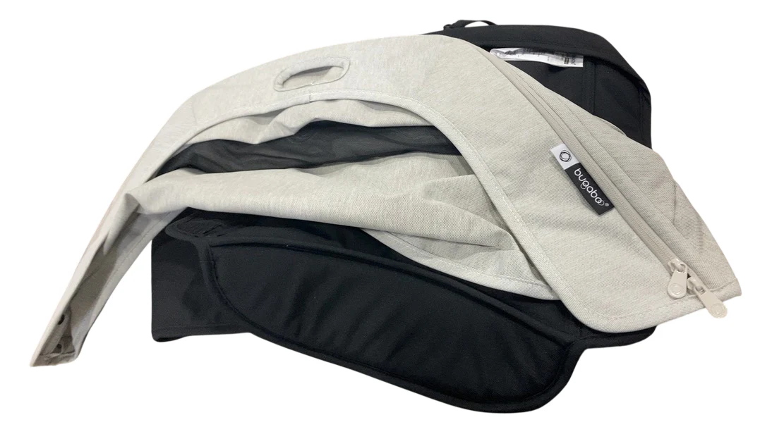 Bugaboo Donkey 5 Mono Stroller, 2025, Black, Midnight Black, Misty White - Image 2