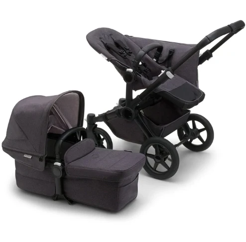 Bugaboo Donkey 5 Mono Stroller, Black, Washed Black, Washed Black, 2025
