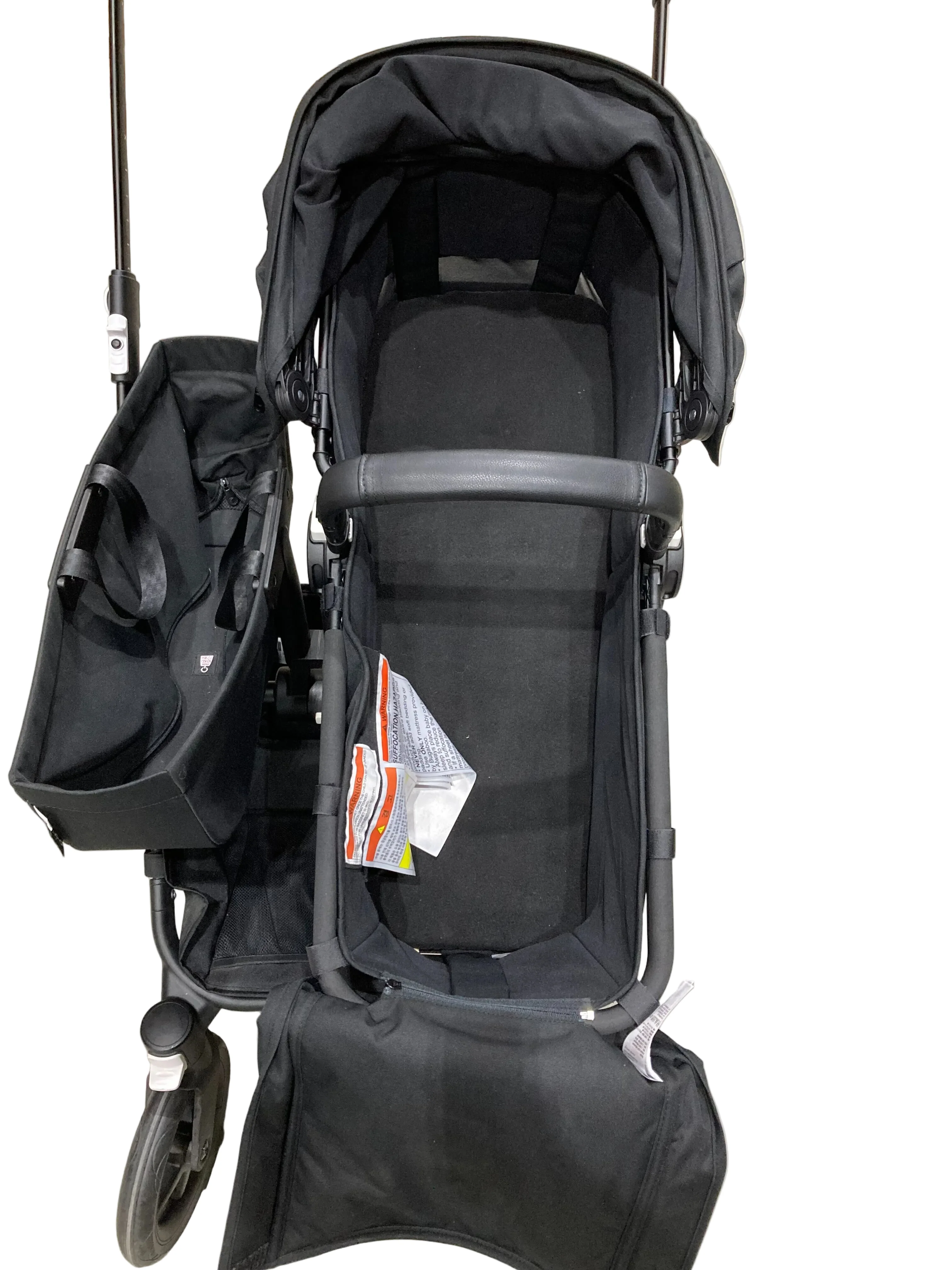 Bugaboo Donkey 5 Mono Stroller, Black, Black, Midnight Black, 2024 - Image 5