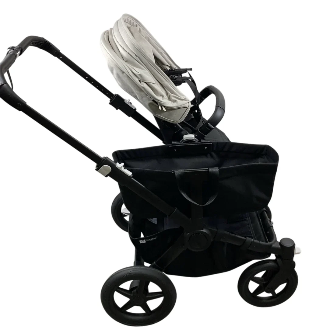 Bugaboo Donkey 5 Mono Stroller, Black, Midnight Black, Misty White, 2024 - Image 2
