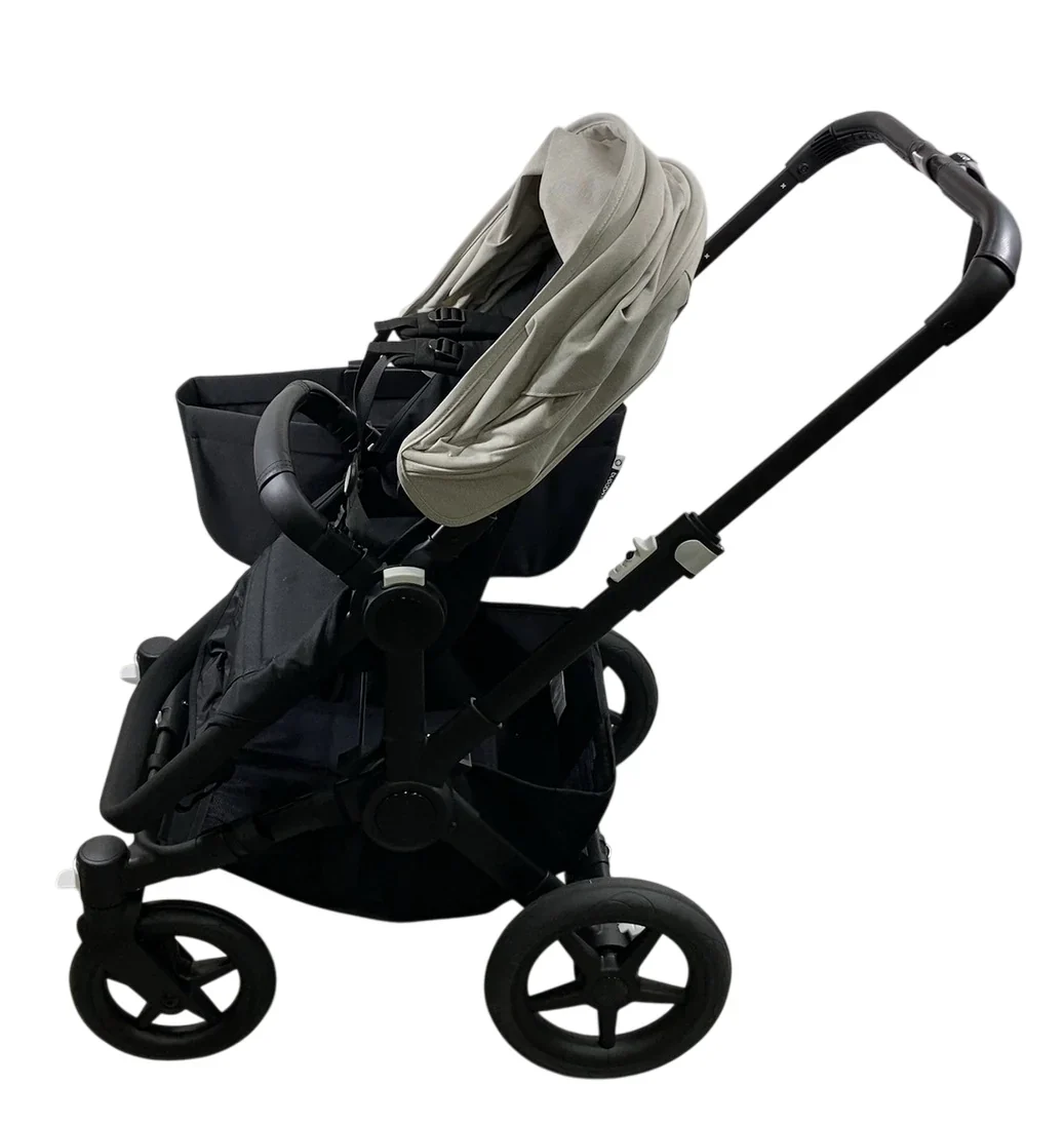 Bugaboo Donkey 5 Mono Stroller, Black, Midnight Black, Misty White, 2024 - Image 3