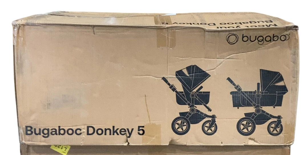Bugaboo Donkey 5 Mono Stroller, Black, Midnight Black, Misty White, 2025 - Image 2