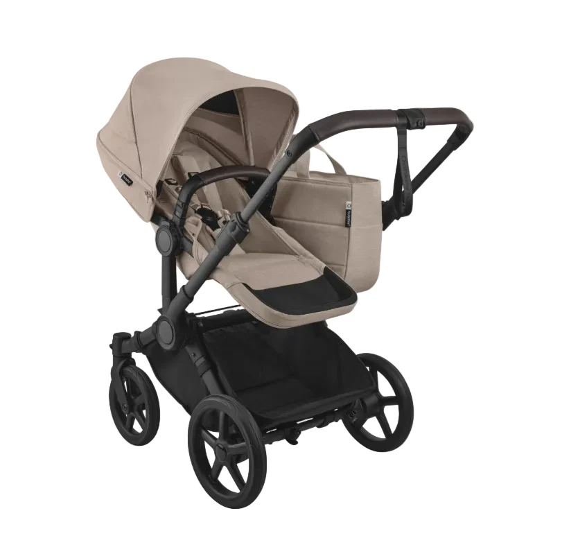 Bugaboo Donkey 6 2-in-1 Stroller, 2025, Black Frame, Desert Taupe Melange, Desert taupe melange - Image 4