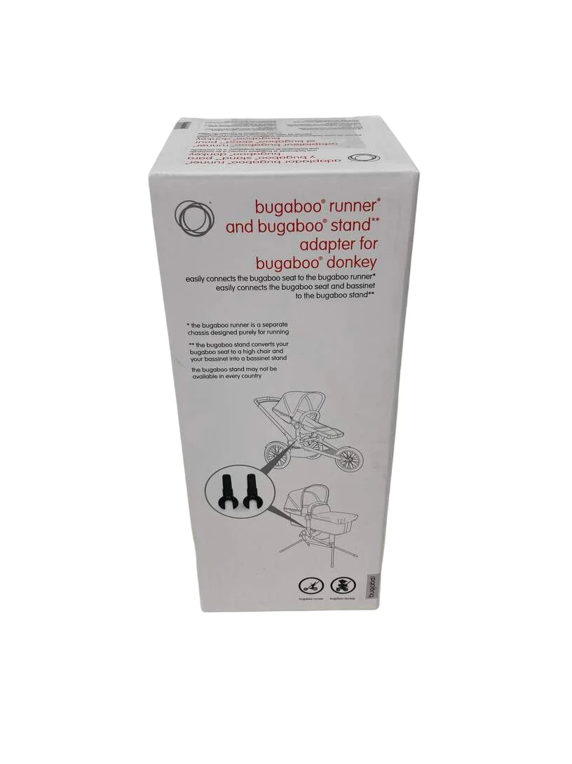 Bugaboo Donkey Runner And Stand Adapter, Black - Image 2