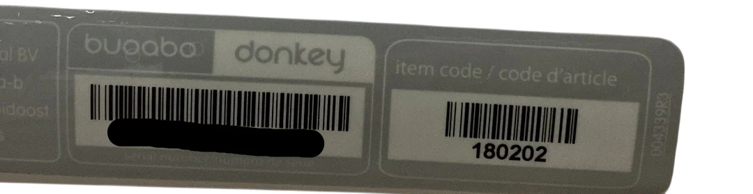 Bugaboo Donkey Seat Frame, Black - Image 3