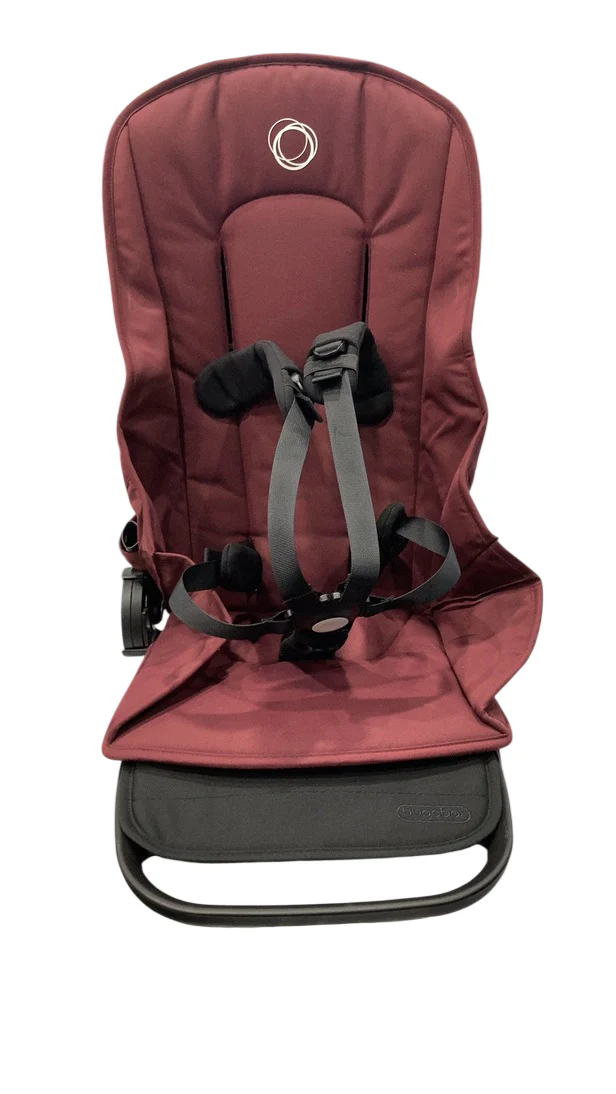 Bugaboo Dragonfly Bassinet and Seat Stroller, 2024, Black, Dark Cherry, Dark Cherry