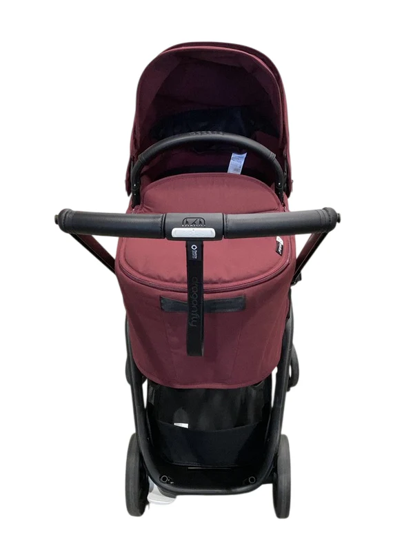 Bugaboo Dragonfly Bassinet and Seat Stroller, 2024, Black, Dark Cherry, Dark Cherry - Image 2
