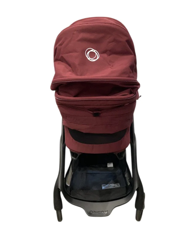 Bugaboo Dragonfly Bassinet and Seat Stroller, 2024, Black, Dark Cherry, Dark Cherry - Image 5